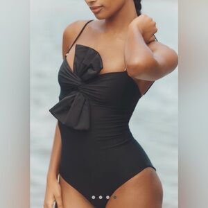 NWT Juan de Dios Malaga One-Piece Swimsuit in Black Size L